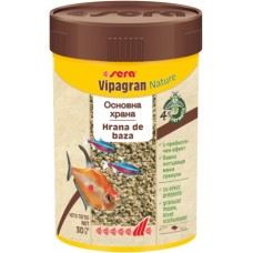 Sera Vipagran Nature  - първокласна гранулирана храна произведена от подбрани и внимателно обработени съставки - 12 гр.